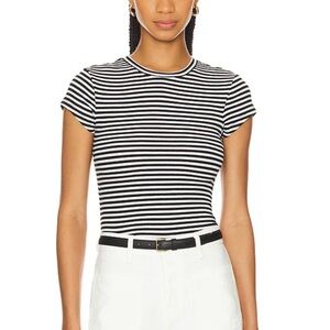 Lovers and Friends Morgan Tee in Black & White